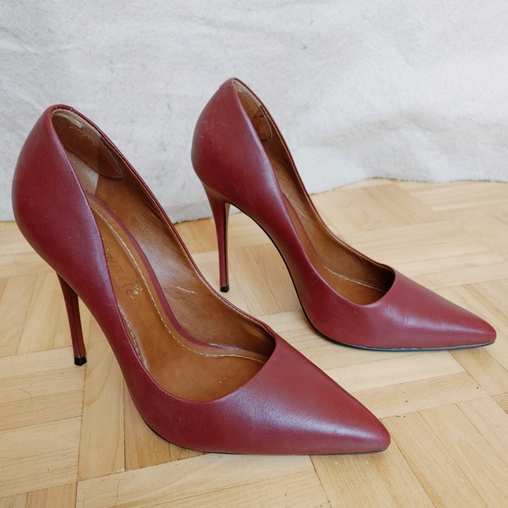 L’Intervalle real leather high heels